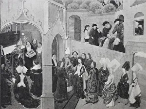 Clothing, Burgundian fashion in 15th-century Flemish book illumination
