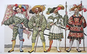 Clothing, c. 150-1540, the slashed costume