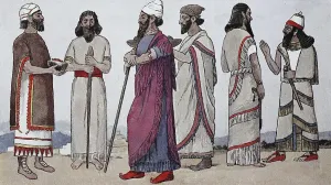 Clothing fashion in Assyria, 12th-7th c