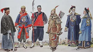 Clothing, fashion in China, around the 19th century