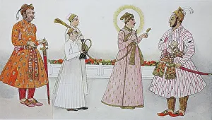 Clothing, fashion in India, from 1600-1800