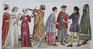 Clothing, fashion of the Italian early Renaissance