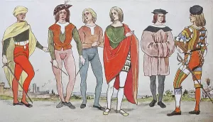 Clothing, fashion in Italy at the time of the High Renaissance around 1500