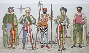 Clothing, fashion in Italy at the time of the High Renaissance around 1500