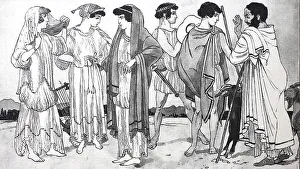 Clothing of the Greeks in the early period