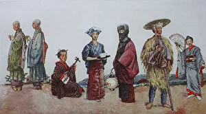 Clothing, monks and musicians, from lks