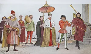 Clothing, at the time of the High Renaissance around 1500