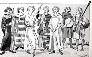 Clothing, at the time of the minstrels