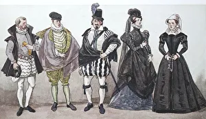 Clothing, at the time of the Renaissance c
