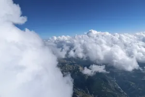 Above the clouds, Cumulus, Weather