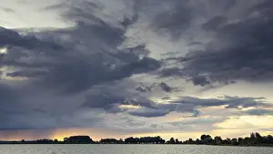 Clouds over Lake Dummer, stormy weather