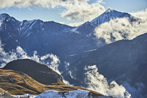 Clouds in the Mountains at Hochalpenstrasse