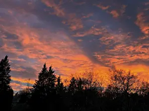 Clouds at sunset