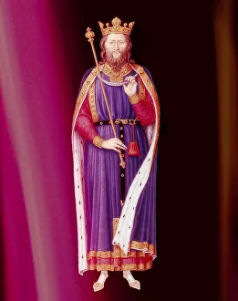 Clovis, Chlodovechus, Chlodwig I. Chlodowech, 466-511, King of the Franks of the Merovingian dynasty, digitally edited after Jean_de_Tillet