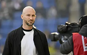 Category Historic EN Prints: Coach Christian Ilzer TSG 1899 Hoffenheim Portrait TV camera PreZero Arena