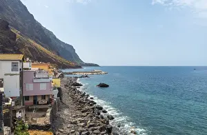 Coast in summer in the village of Paul do Mar in the east of Madeira