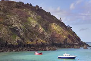 Coastal scene on Sark Lighthouse