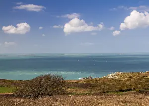 Coastal scene on Sark looking out over the English Channel