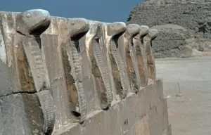 Cobra frieze of the Chapel of the South Tomb