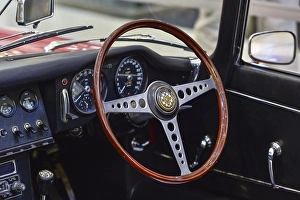 Detail Cockpit Jaguar E-Type, Series 1
