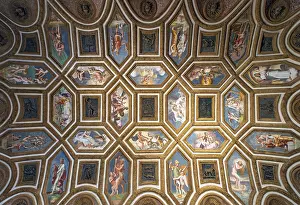Coffered ceiling, Te Palace - Palazzo del Te