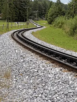 Cog railway between Grainau and Eibsee lake
