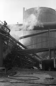 The coking plant of the Gneisenau colliery in Dortmund-Oespel was rocked by an explosion on 17 July 1974