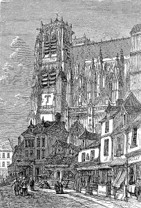 Collegiate church of St Vulfran in Abbeville