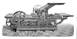 Collotype press, by Schmiers, Werner & Stein