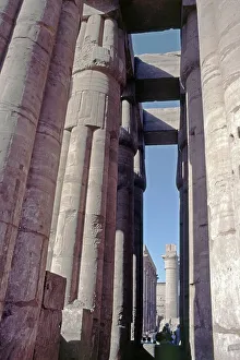 Colonnaded courtyard of Amenophis III