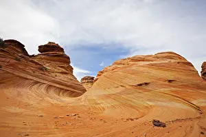 Colorful rock formations in the Coyote Buttes South