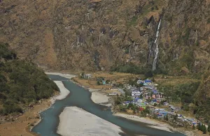 Colorful village Tal, Annapurna Conservation Area