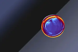 Colorful water bubles on water as abackground