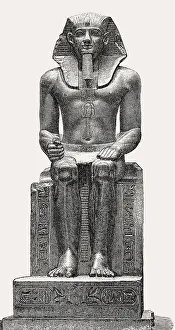 Colossal Pharaoh statue, Ancient Egypt