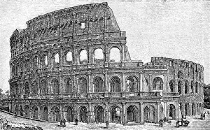 The Colosseum (Flavian Amphitheatre) or Colosseum