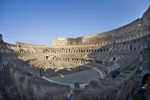 Colosseum interior, Rome, Italy, Europe