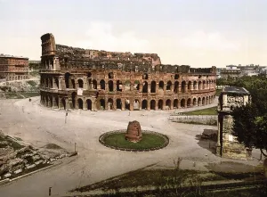 The Colosseum and Meta Sudans, Rome