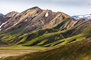 Coloured rhyolite mountains, Landmannalaugar