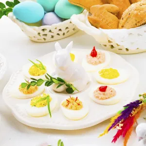 A colourful and festive Easter table decoration