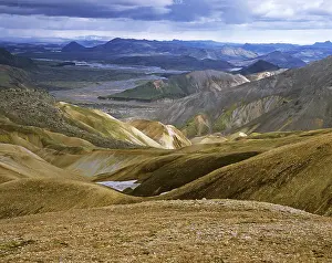 Colourful mountains containing Liparit