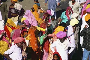 Colourful people at Pushkar Fair