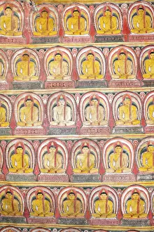 Colourful wall painting, fresco