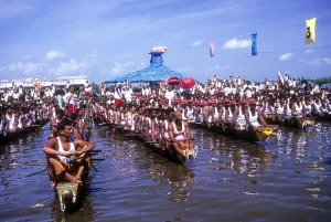 Colourful water Boat Race in Kerala