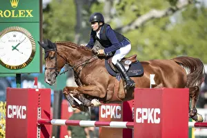 Columbian rider Juan Manuel Gallego riding Fee Des Sequoias Z competes in the second round