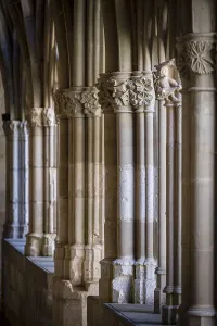Columns and capitals, Monastery of Santa Maria la Real de Iranzu