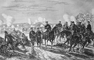 Combat at Nuits, historical illustration