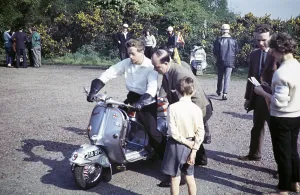 Comets 2nd annual trial motorbike event, Bromley and District Lambretta club, England, Uk 1959