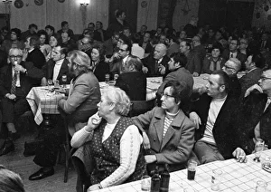 Concerned faces predominate at the tenants protest meeting of RAG (Ruhrkohle AG) tenants on 1