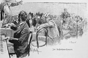 Concert in a coffee house, Vienna