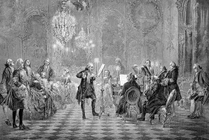 A concert by Frederick the Great
